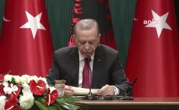 Cumhurbaşkanı Erdoğan ve Arnavutluk Başbakanı Rama Ortak Basın Toplantısı Düzenledi