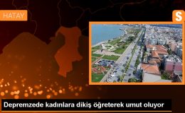 Depremzede Kadınlara Dikiş Eğitimi Veren Terzi