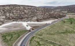 AK Parti Milletvekili Fatih Dönmez, Seyitgazi-Kırka yol yapım çalışmalarını inceledi