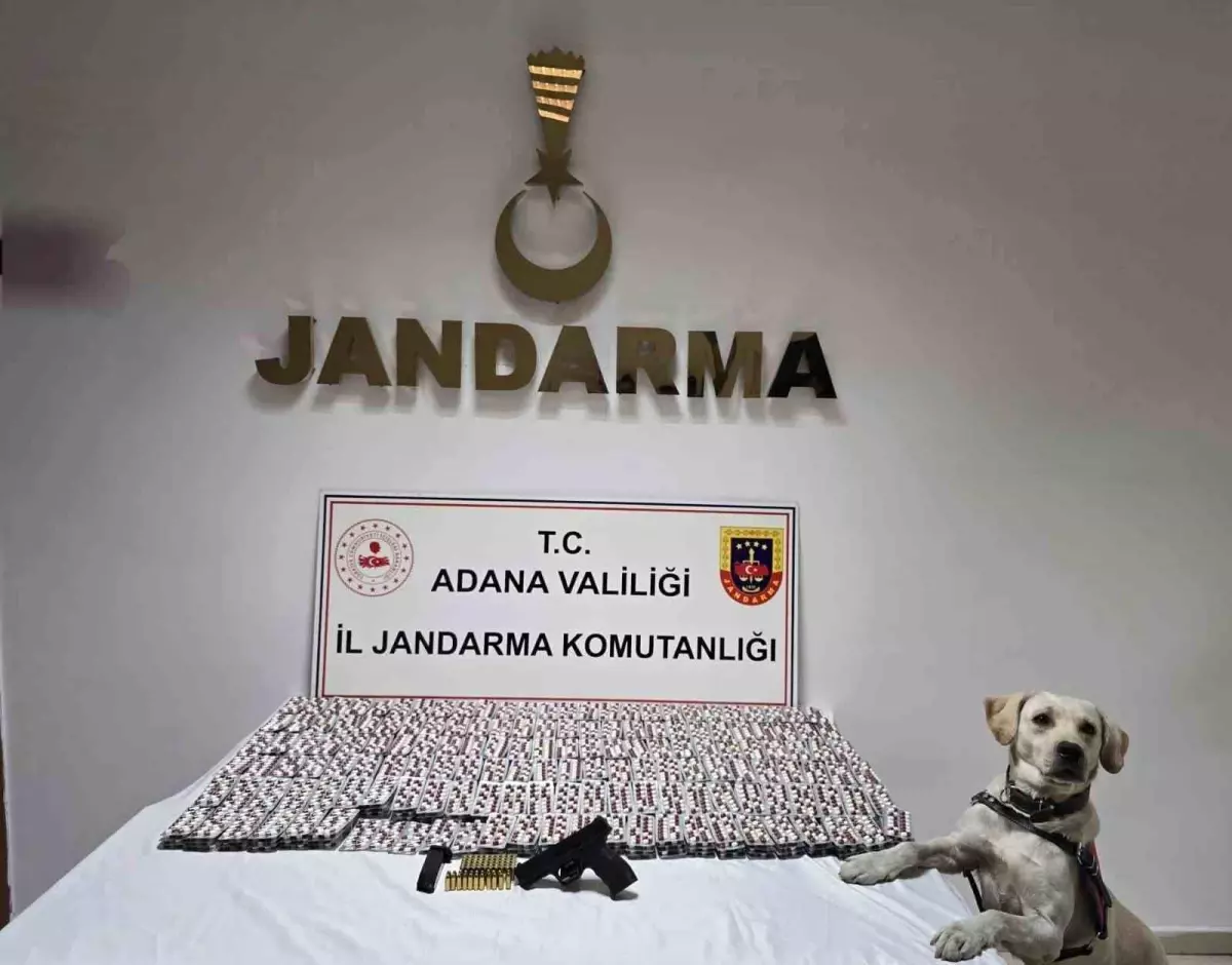 Adana’da Uyuşturucu Operasyonu: 8 Bin 523 Hap Ele Geçirildi