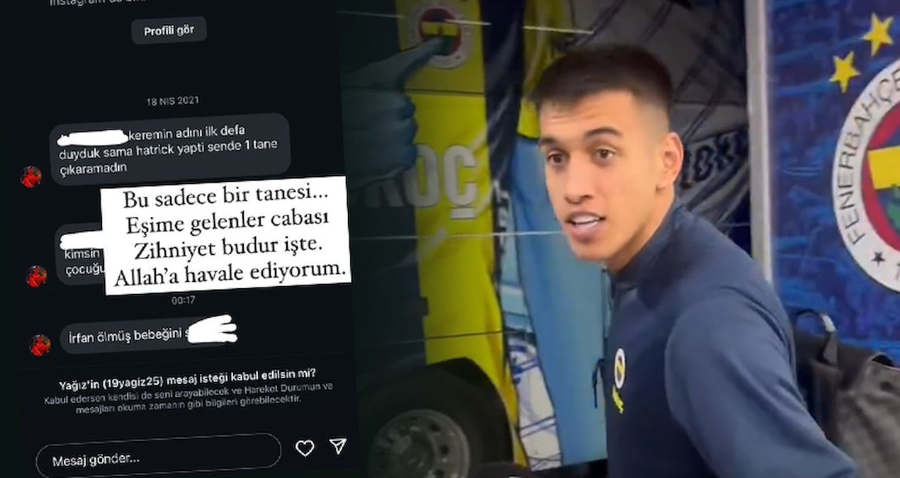 İrfan Can, hakaret mesajlarını paylaştı!