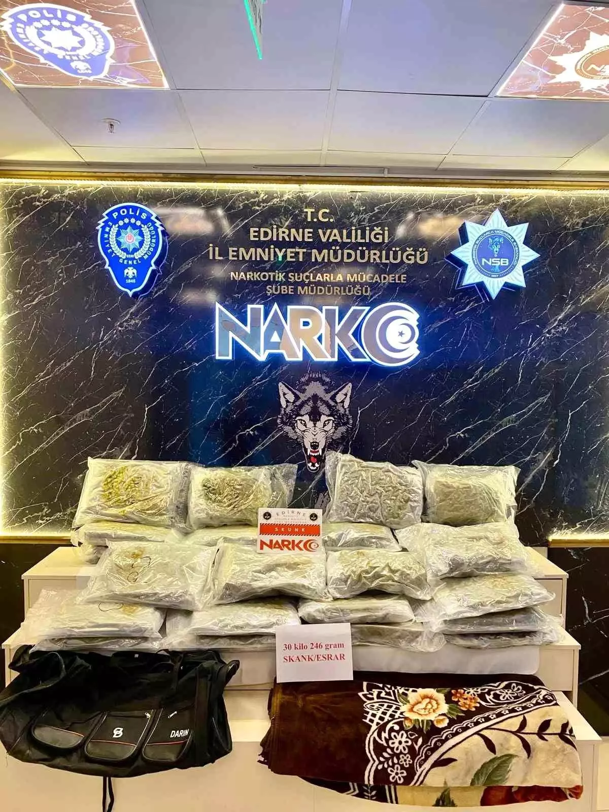 Edirne’de 30 Kilo Uyuşturucu Yakalandı