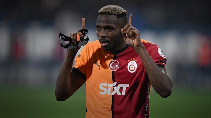 SON DAKİKA |  Galatasaray’ı Rize’de Osimhen sırtladı! Fenerbahçe derbisi öncesi hata yok